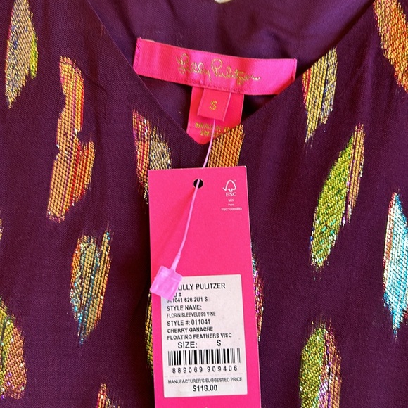 Lilly Pulitzer Florin 👚Top👚 - Picture 5 of 8